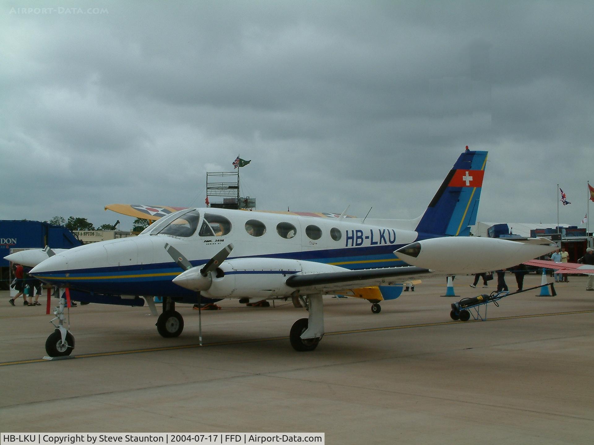 HB-LKU, 1978 Cessna 340A C/N 340A0493, Royal International Air Tattoo 2004