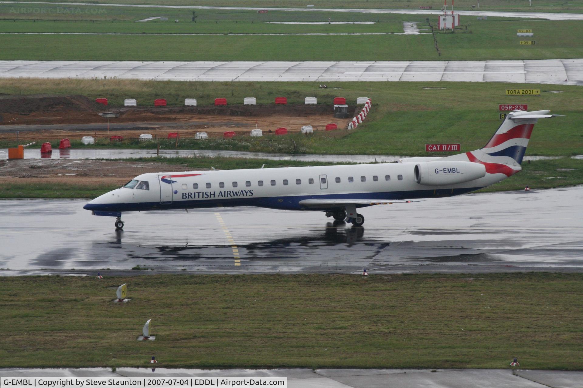 G-EMBL, 1999 Embraer EMB-145EU (ERJ-145EU) C/N 145177, Taken at Dusseldorf July 2007