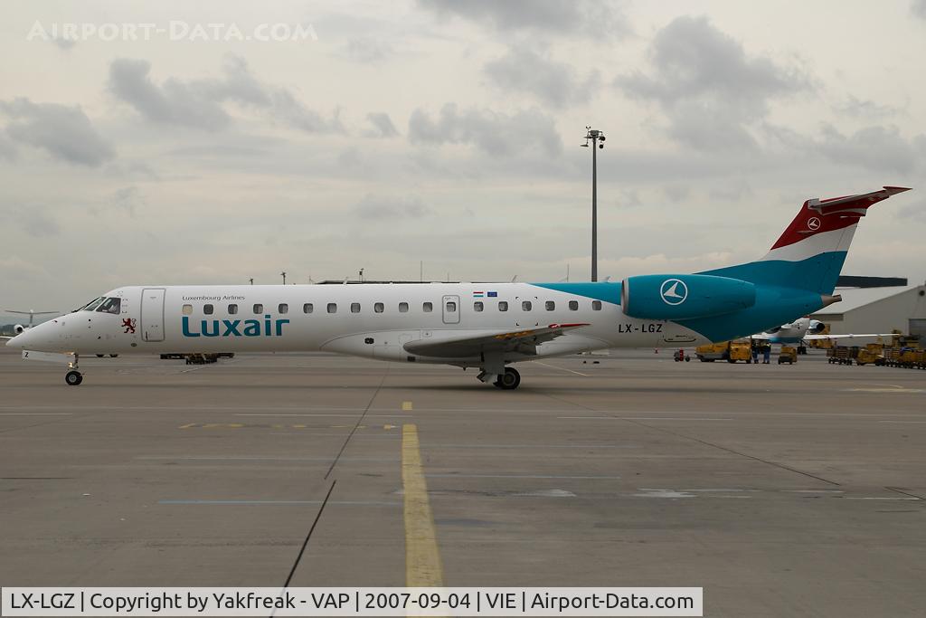 LX-LGZ, 2000 Embraer EMB-145LU (ERJ-145LU) C/N 145258, Luxair Emraer 145
