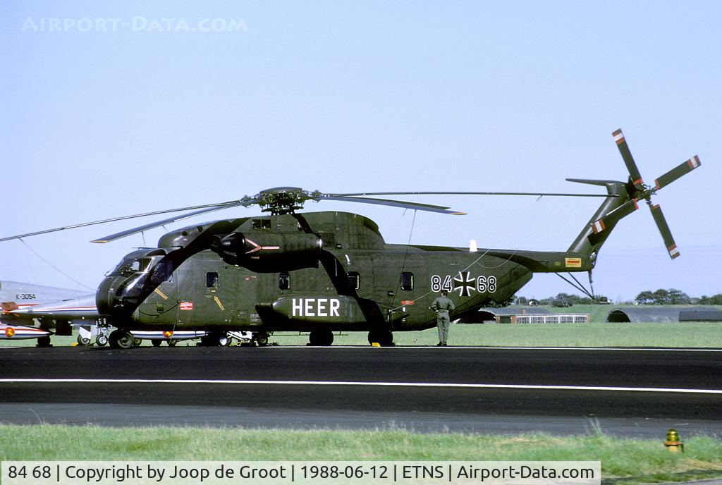 84 68, Sikorsky (VFW-Fokker) CH-53G C/N V65-066, Seen on the static of the Schleswig Open House