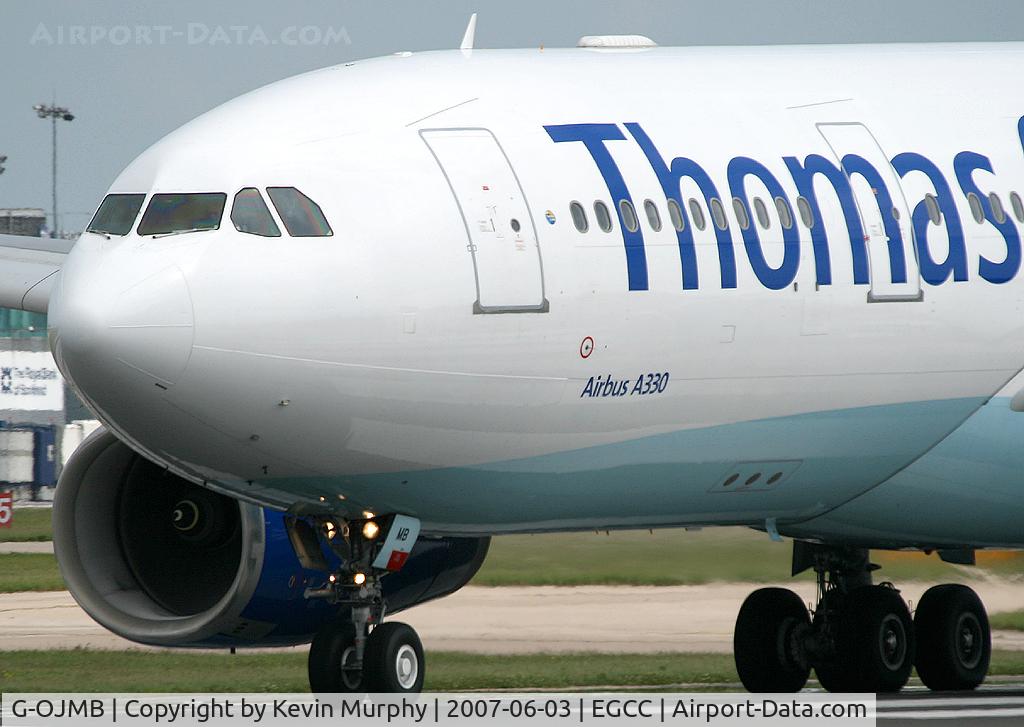 G-OJMB, 2001 Airbus A330-243 C/N 427, Close up on Tommy Cook's 330