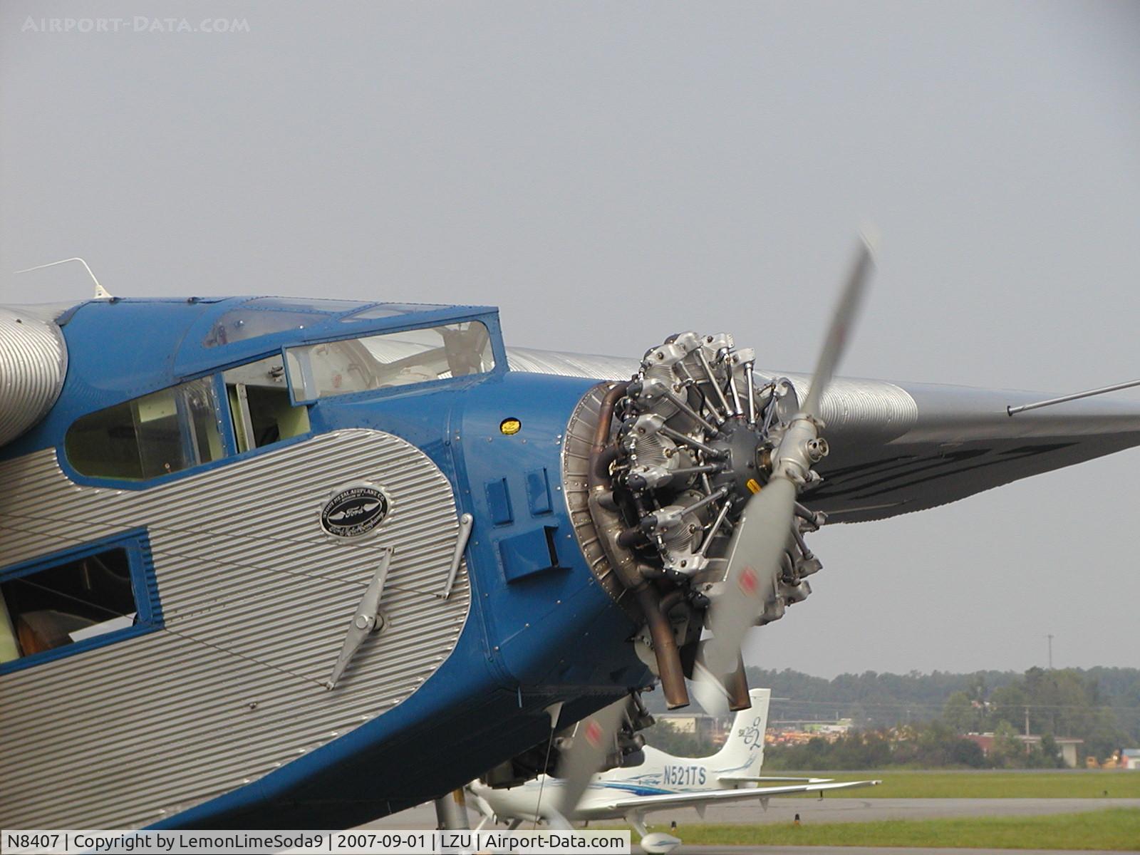N8407, 1929 Ford 4-AT-E Tri-Motor C/N 69, Just another day at the airport.