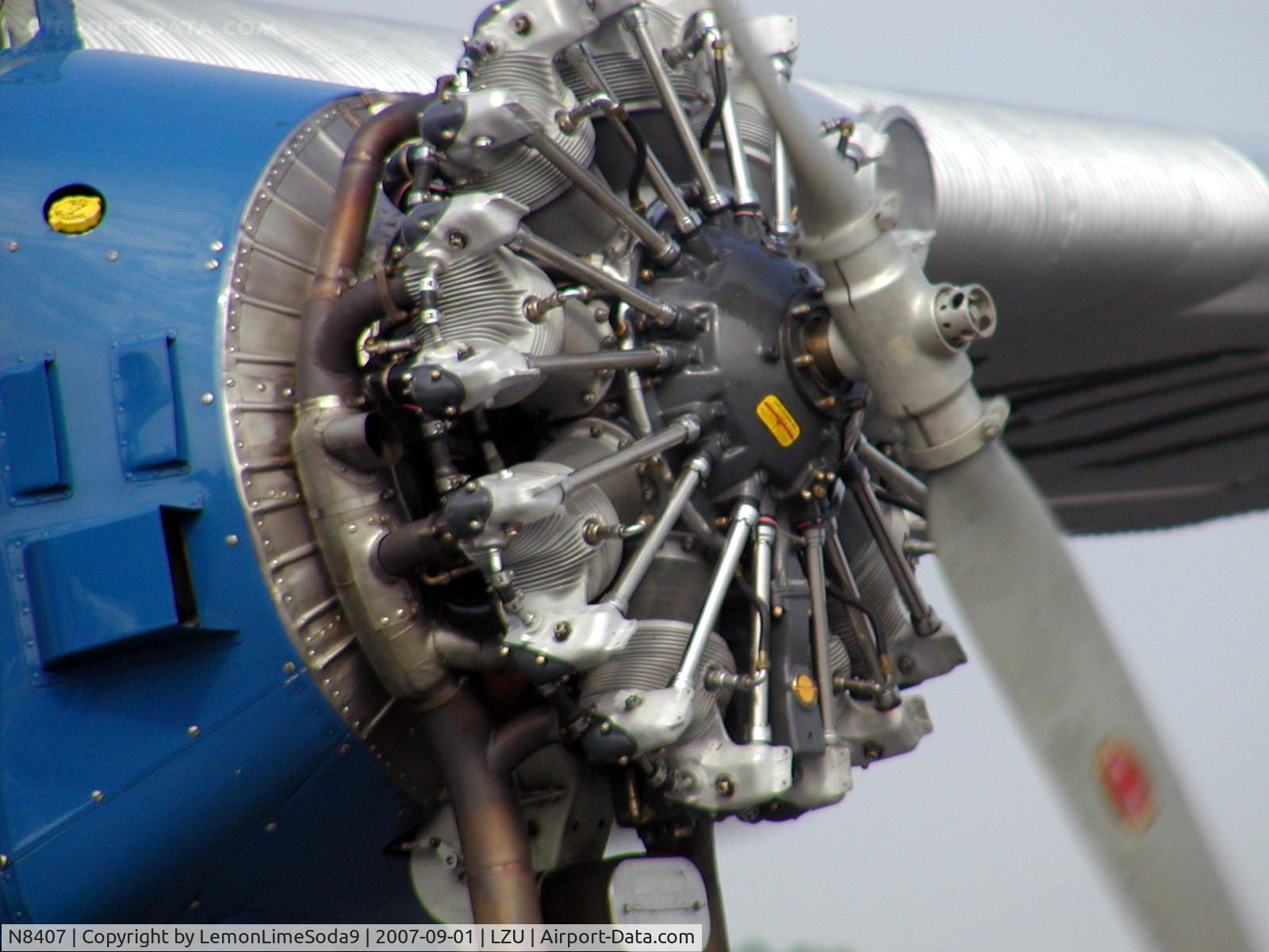 N8407, 1929 Ford 4-AT-E Tri-Motor C/N 69, Sorry about the bad shot.