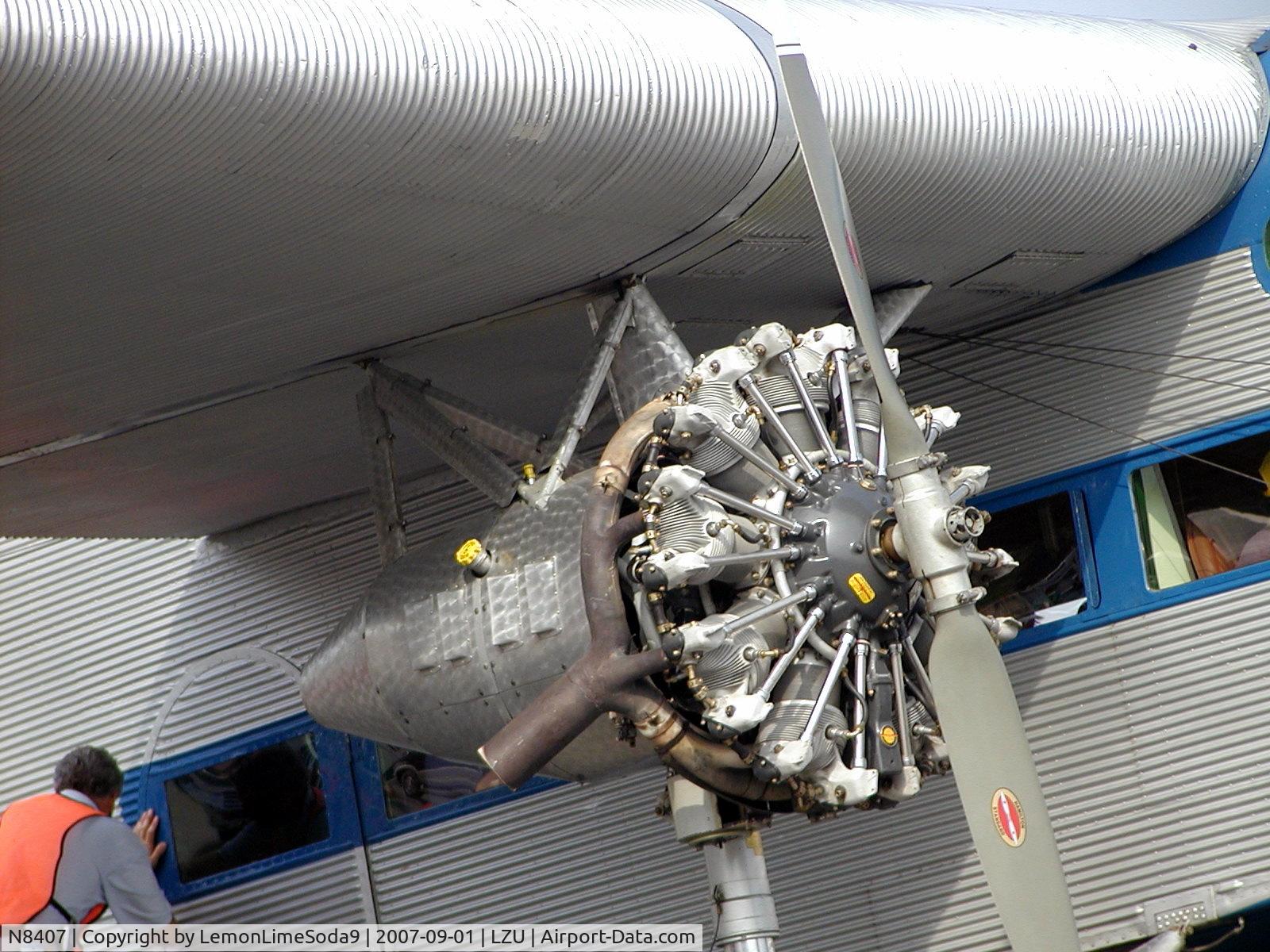 N8407, 1929 Ford 4-AT-E Tri-Motor C/N 69, Just another day at the airport.