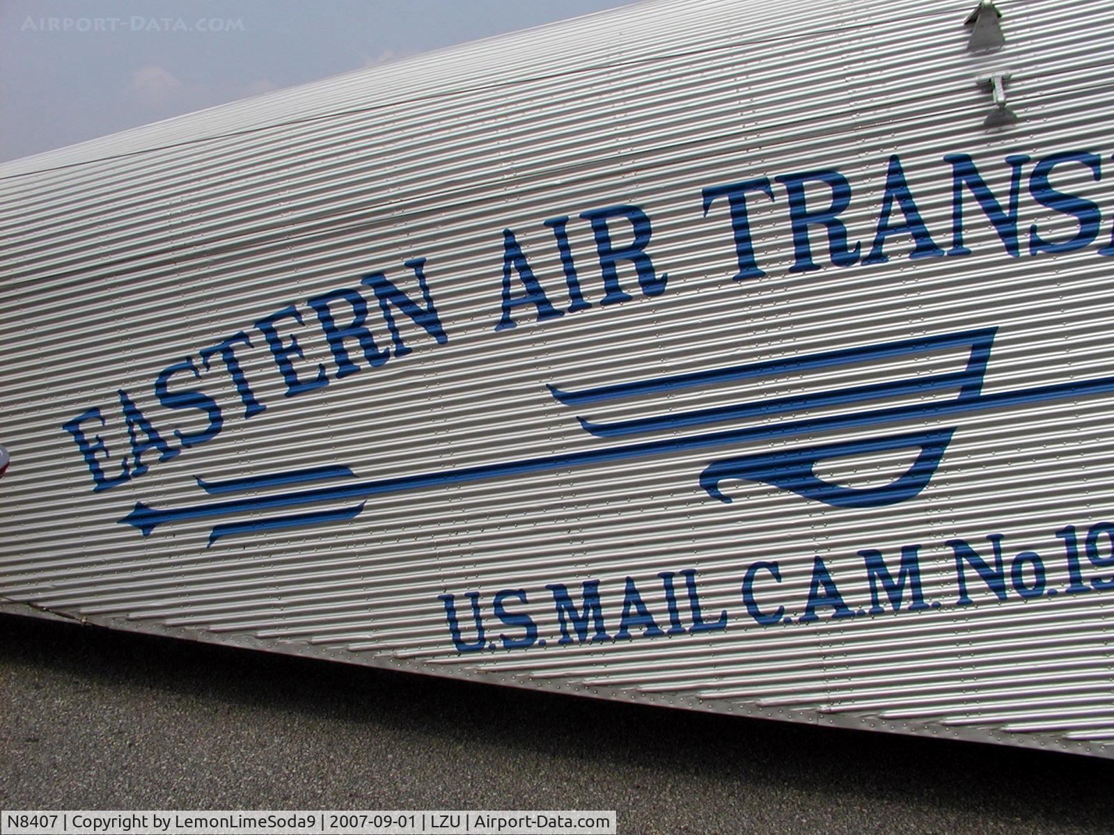 N8407, 1929 Ford 4-AT-E Tri-Motor C/N 69, Just another day at the airport.