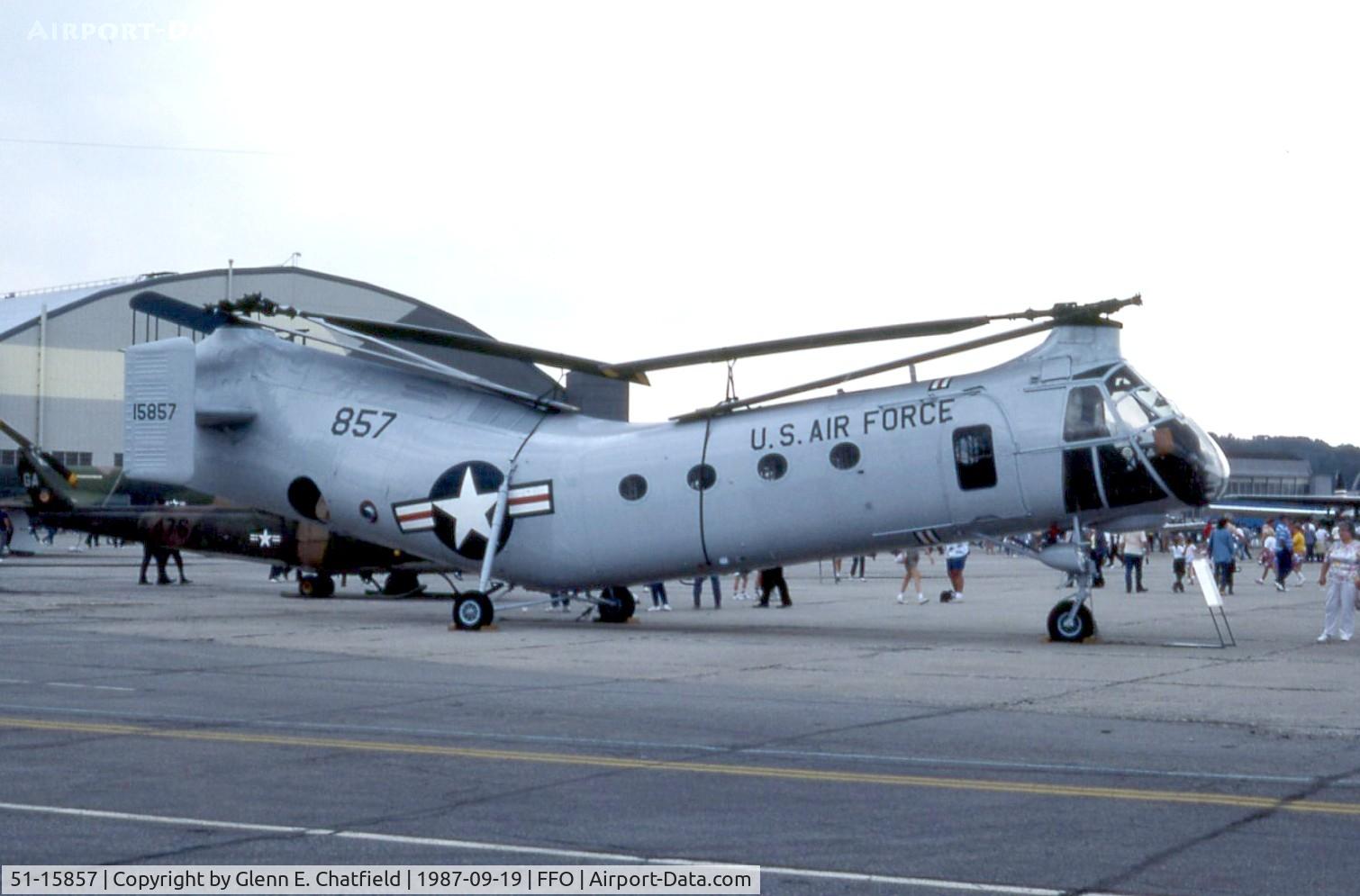 51-15857, 1951 Piasecki H-21B Workhorse C/N B.4, CH-21B at the National Museum of the U.S. Air Force