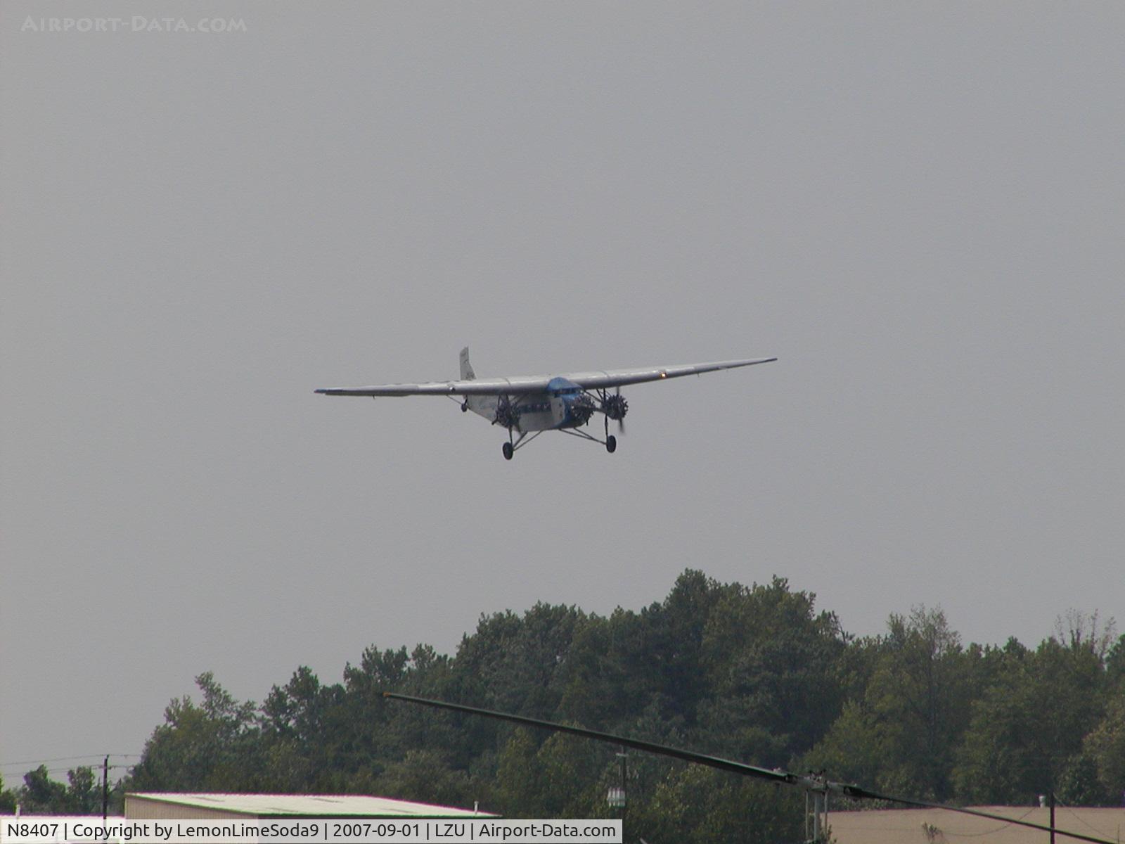 N8407, 1929 Ford 4-AT-E Tri-Motor C/N 69, Just another day at the airport.