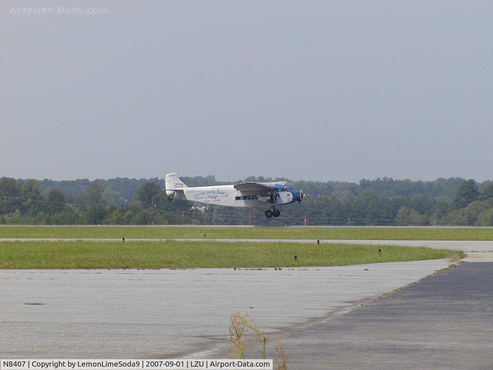 N8407, 1929 Ford 4-AT-E Tri-Motor C/N 69, Just another day at the airport.