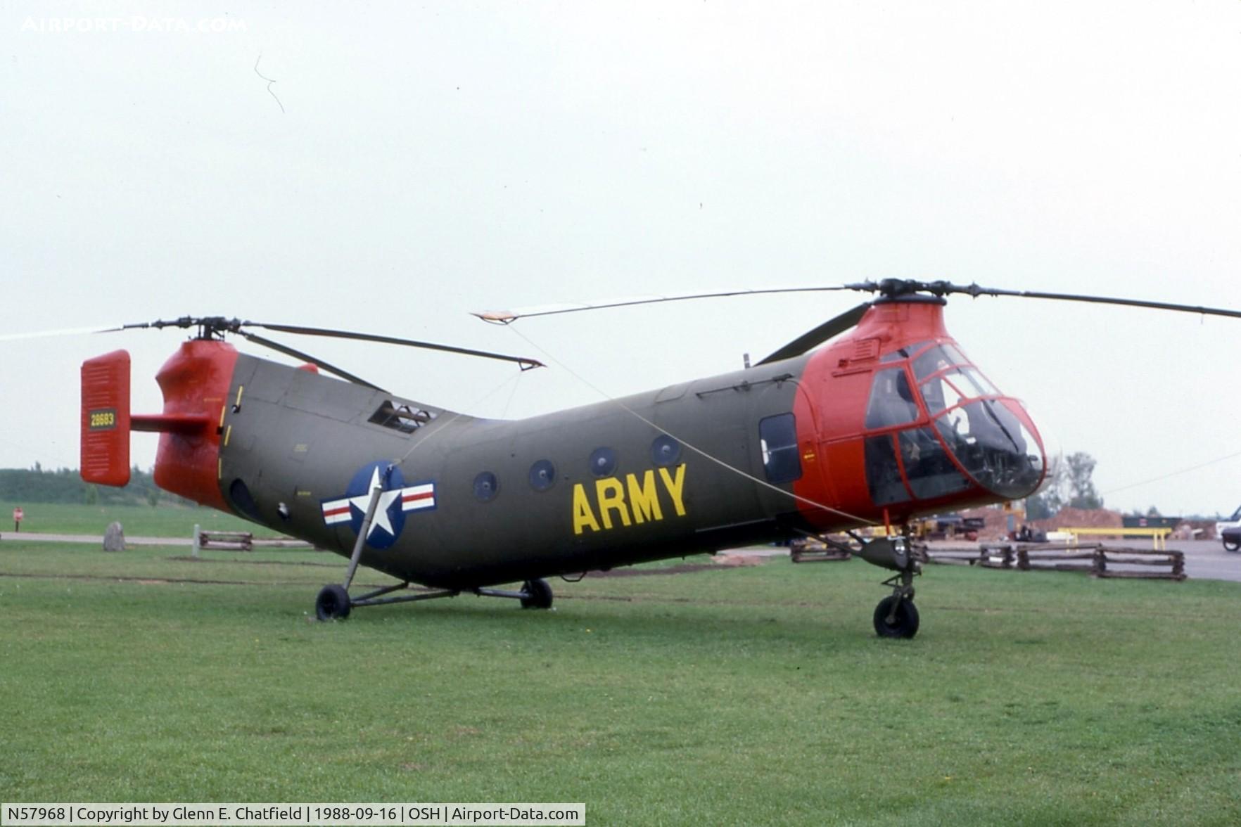 N57968, 1955 Piasecki H-21B Workhorse C/N B.45 (52-8683), CH-21B at the EAA Museum