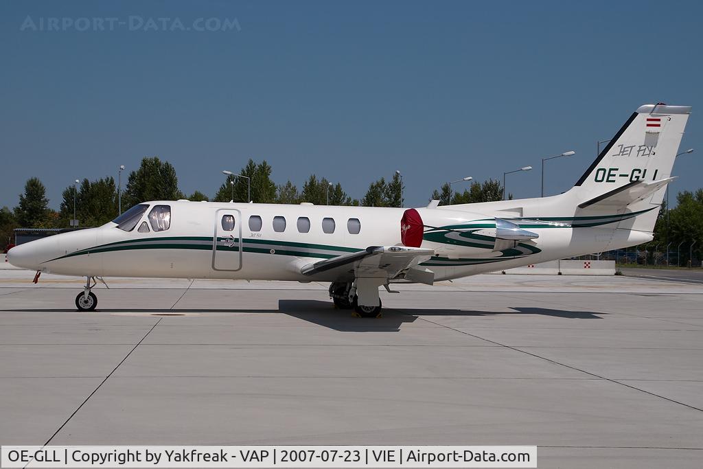 OE-GLL, 2003 Cessna 550 Citation Bravo C/N 550-1069, Jet Fly Cessna 550 Citation 2