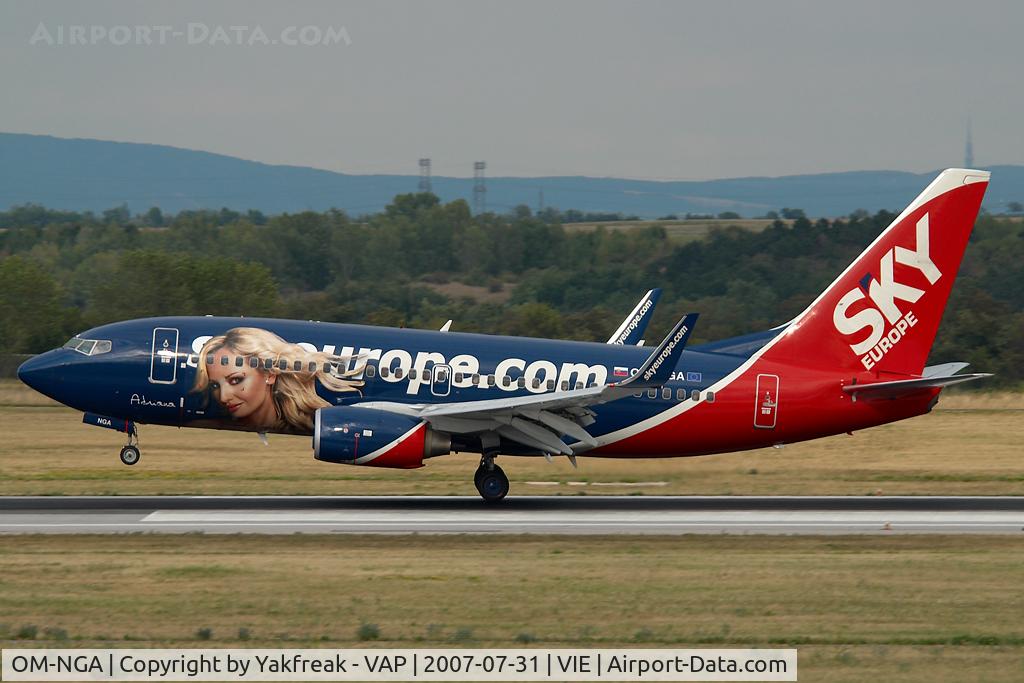 OM-NGA, 2006 Boeing 737-76N C/N 32684, Sky Europe Boeing 737-700