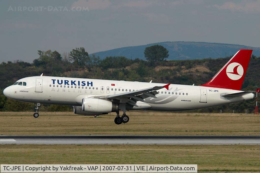 TC-JPE, 2006 Airbus A320-232 C/N 2941, Turkish Airlines Airbus 320