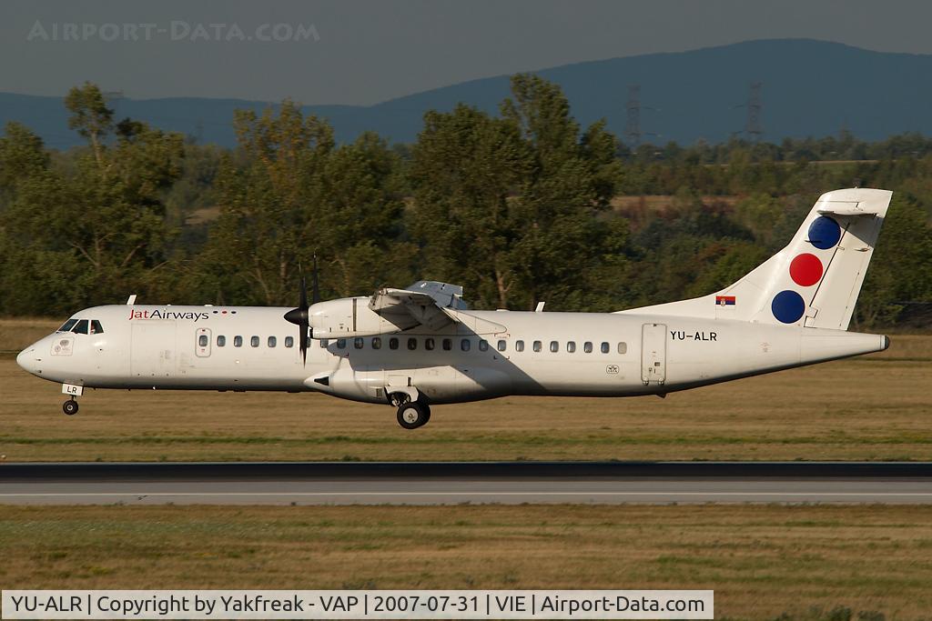 YU-ALR, 1993 ATR 72-202 C/N 357, JAT ATR72
