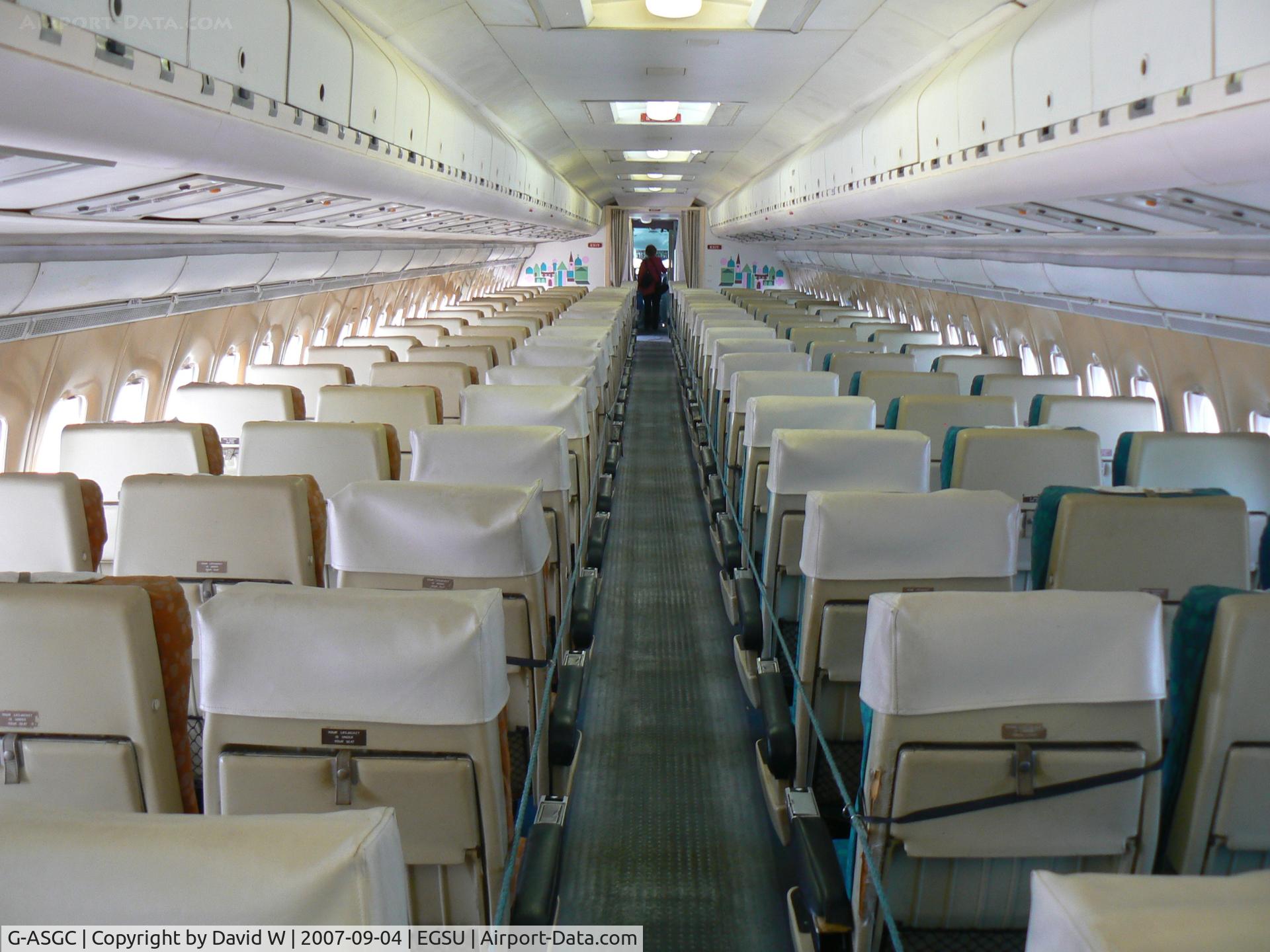 G-ASGC, 1965 BAC Super VC10 Srs 1151 C/N 853, On display at Duxford museum.