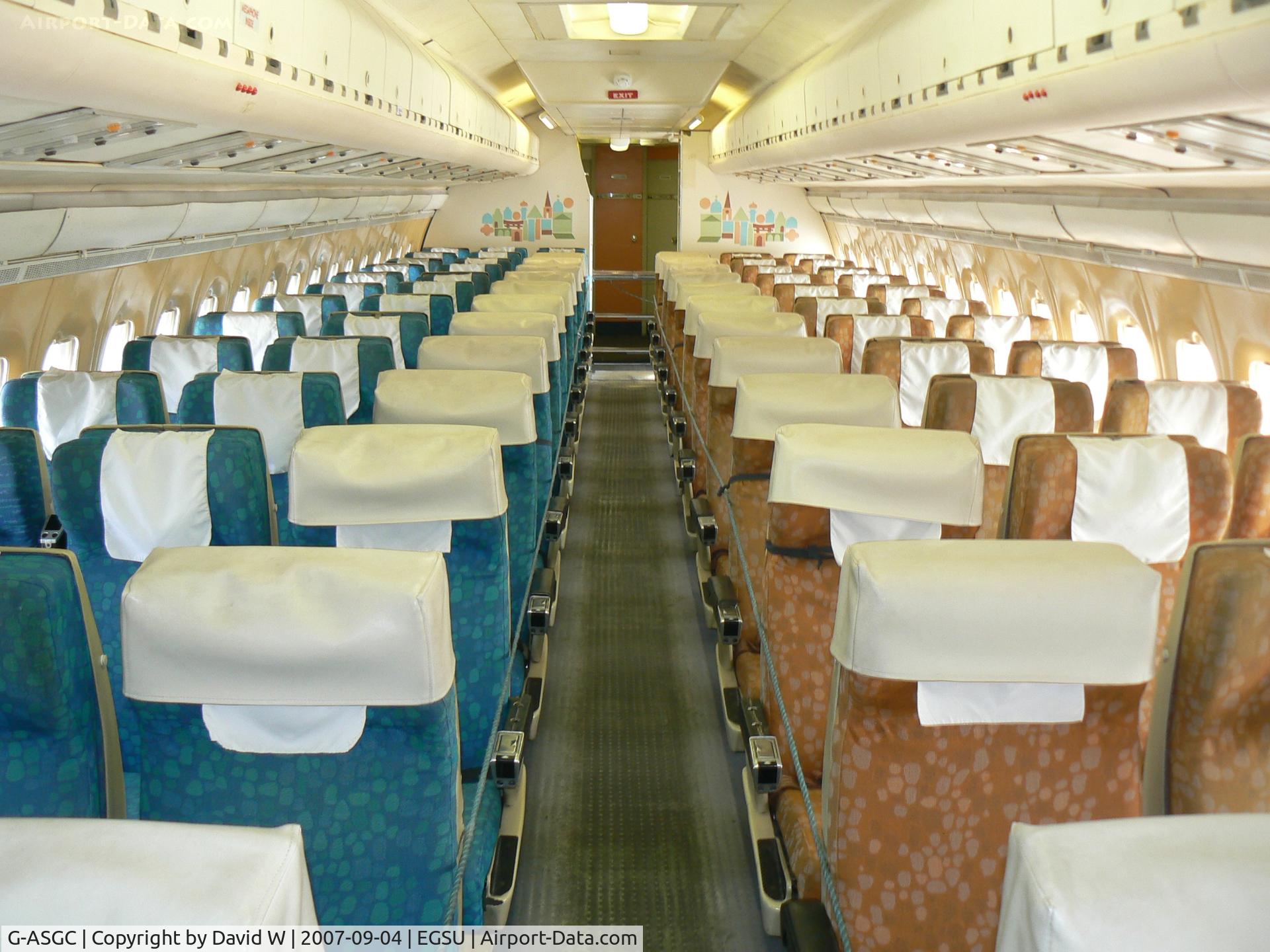 G-ASGC, 1965 BAC Super VC10 Srs 1151 C/N 853, On display at Duxford museum.