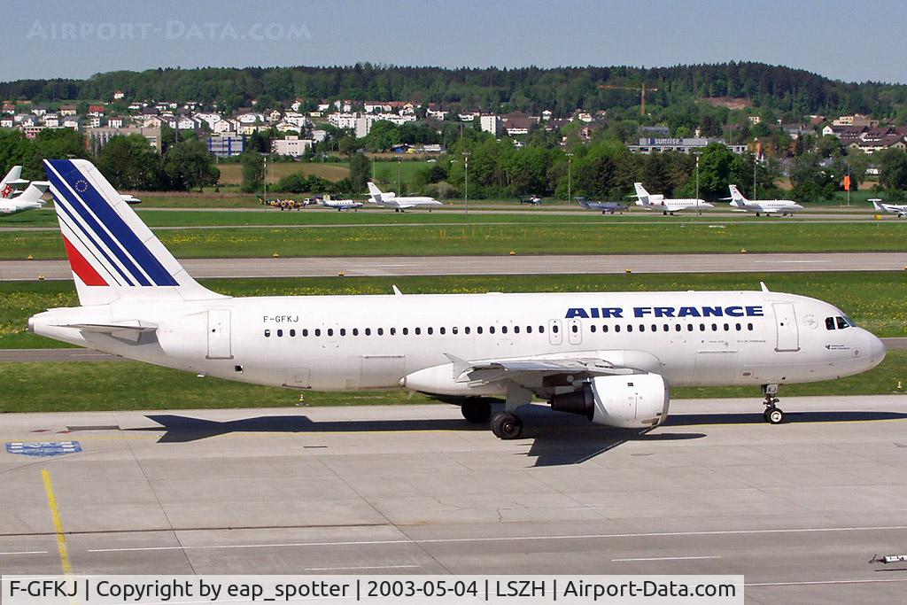 F-GFKJ, 1989 Airbus A320-211 C/N 0063, taxi