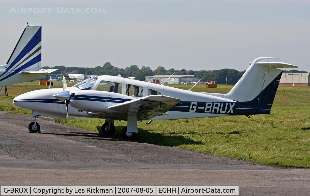 G-BRUX, 1978 Piper PA-44-180 Seminole C/N 44-7995151, Piper PA-44-180