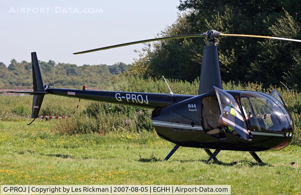G-PROJ, 2007 Robinson R44 Raven II C/N 11695, Robinson R44