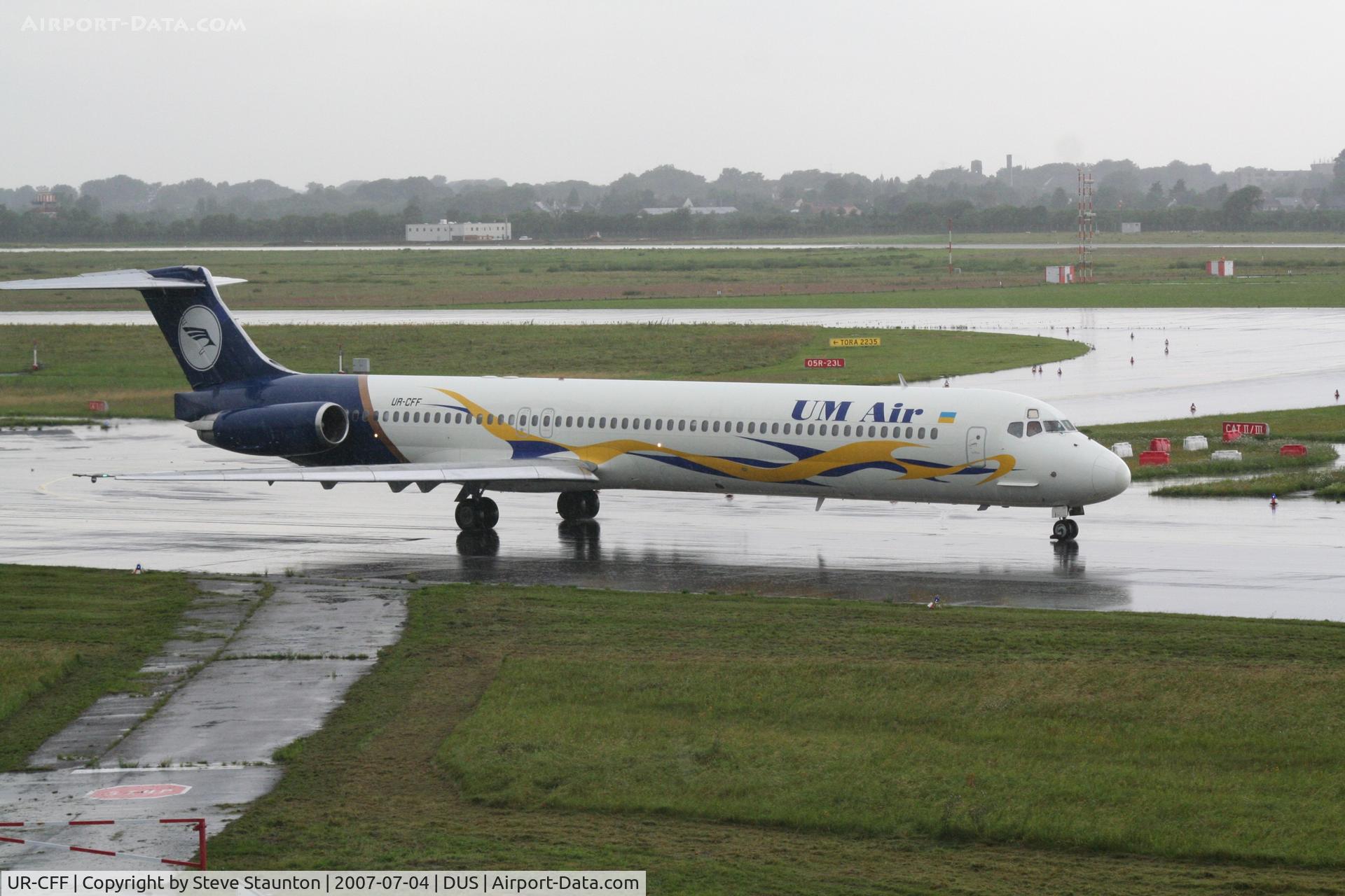 UR-CFF, 1989 McDonnell Douglas MD-83 (DC-9-83) C/N 49845, Taken at Dusseldorf July 2007