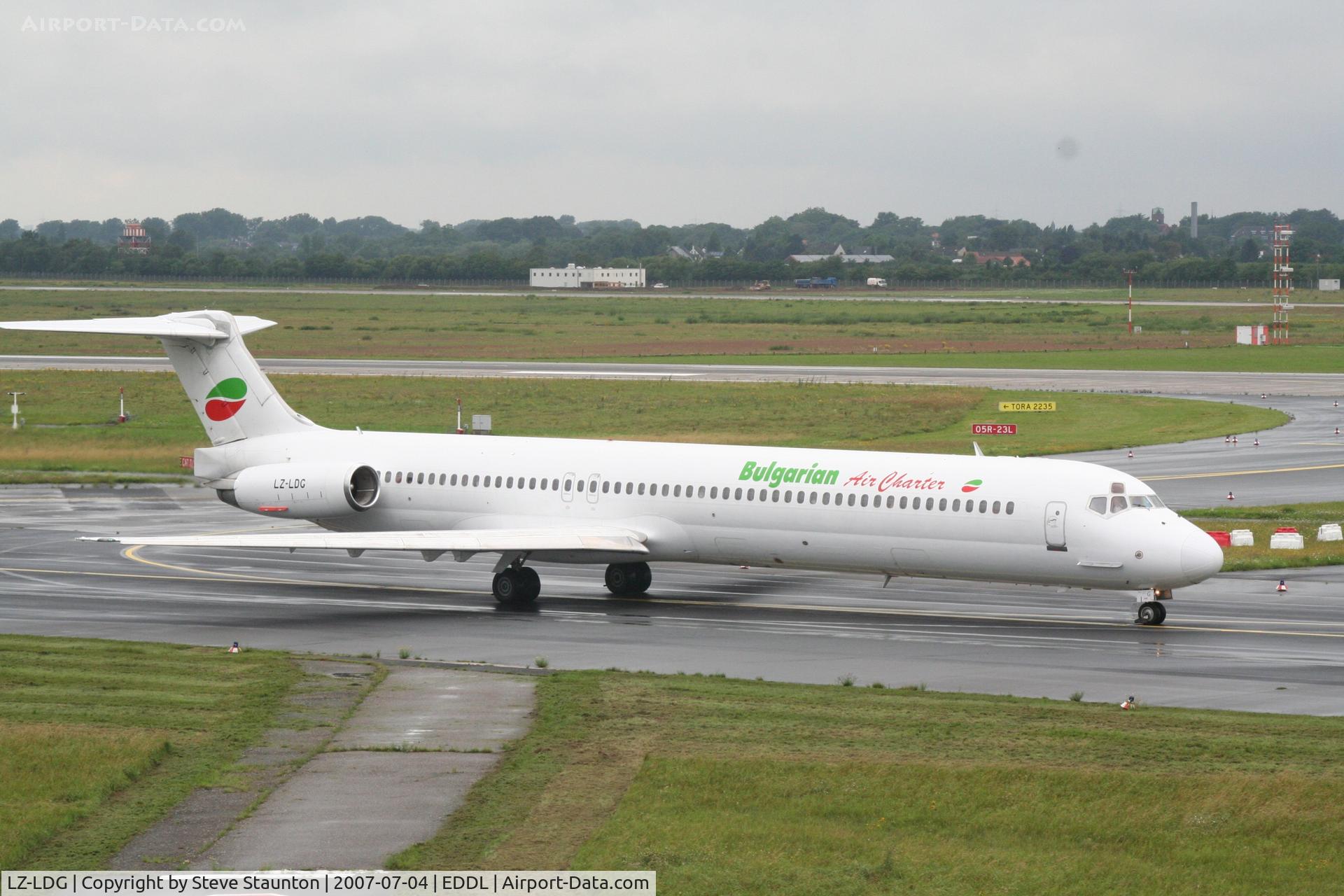 LZ-LDG, 1990 McDonnell Douglas MD-83 (DC-9-83) C/N 53149, Taken at Dusseldorf July 2007