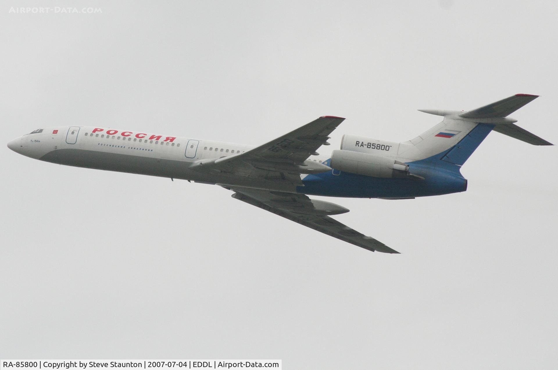 RA-85800, 1994 Tupolev Tu-154M C/N 94A984, Taken at Dusseldorf July 2007