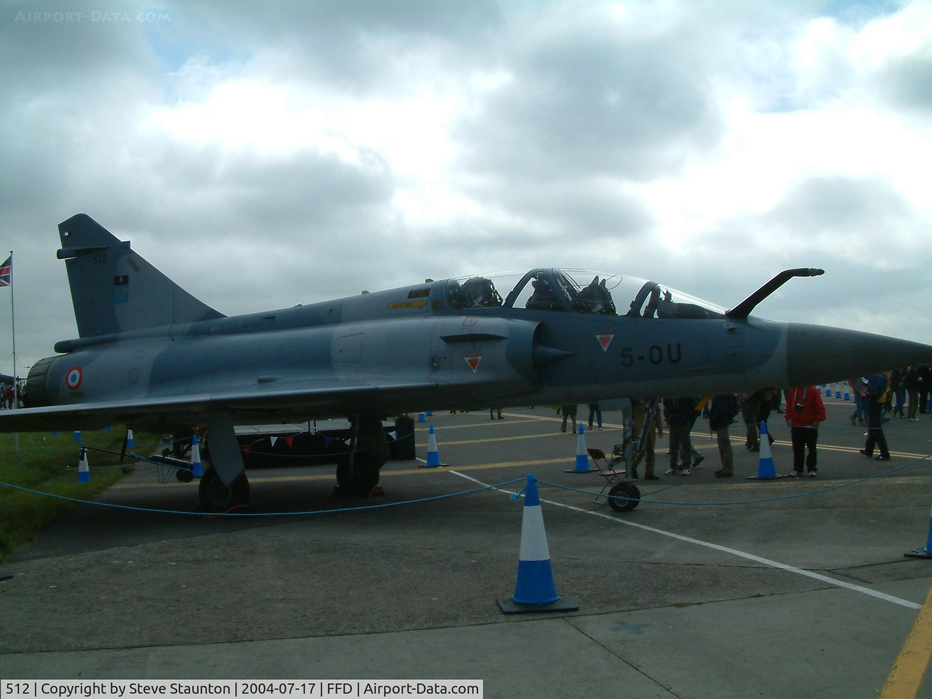 512, Dassault Mirage 2000B C/N 145, Royal International Air Tattoo 2004
