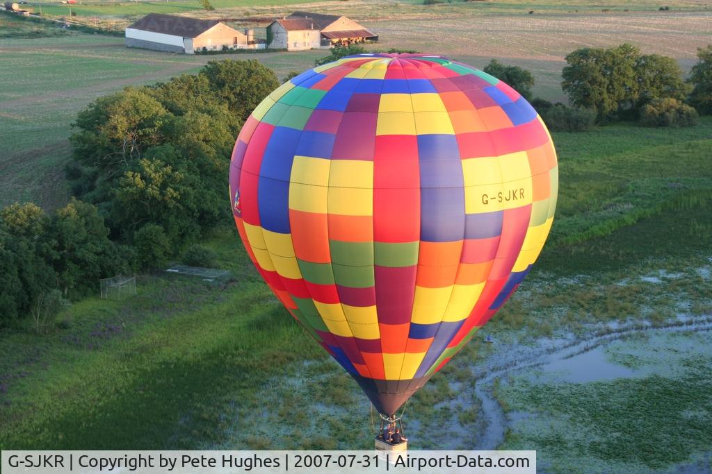 G-SJKR, 2001 Lindstrand Balloons Ltd LBL 90A C/N 756, near Chambley, France, Mondial 2007 meet
