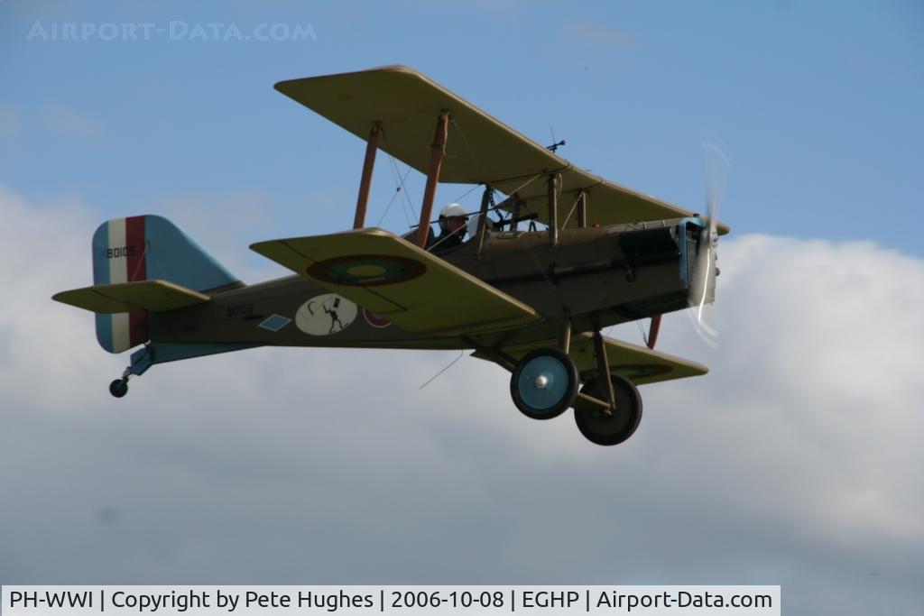 PH-WWI, Royal Aircraft Factory SE-5A Replica C/N 077246, SE-5 scale replica at Popham, Hampshire, UK