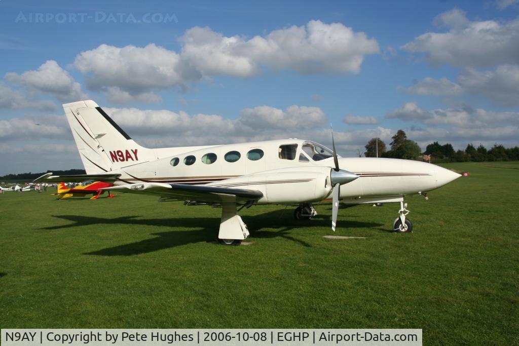 N9AY, 1980 Cessna 421C Golden Eagle C/N 421C0844, at Popham, Hampshire, UK