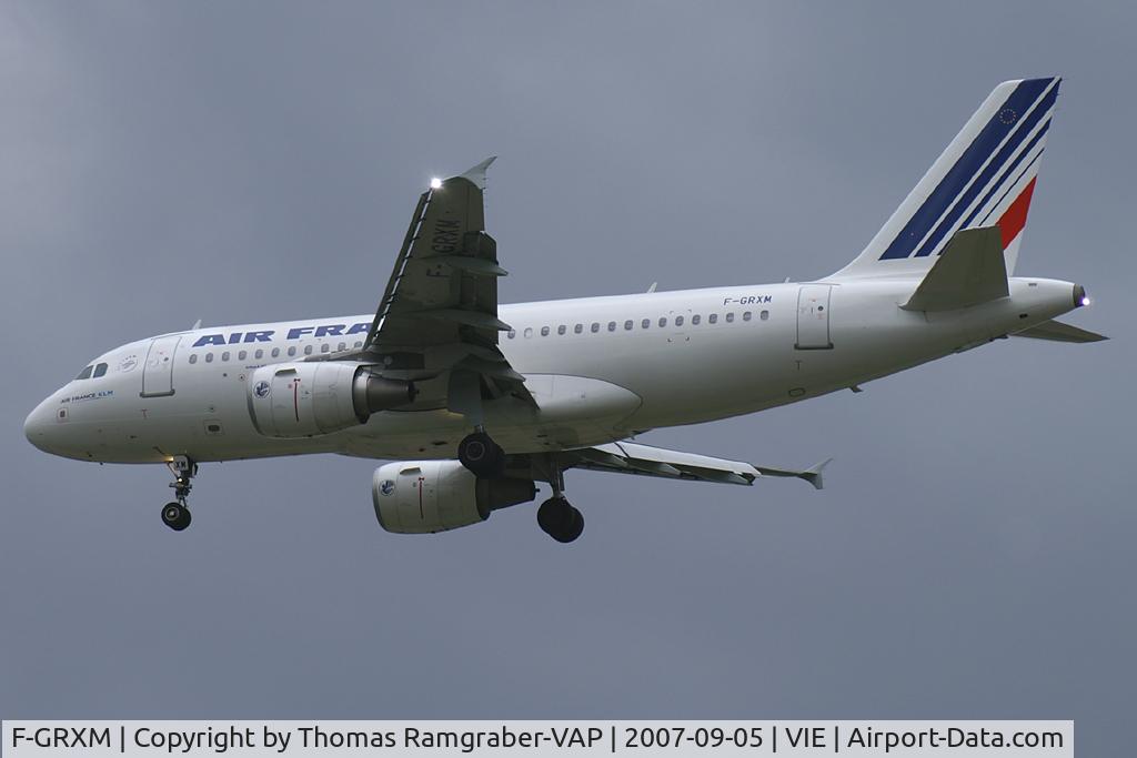 F-GRXM, 2006 Airbus A319-111 C/N 2961, Air France Airbus A319