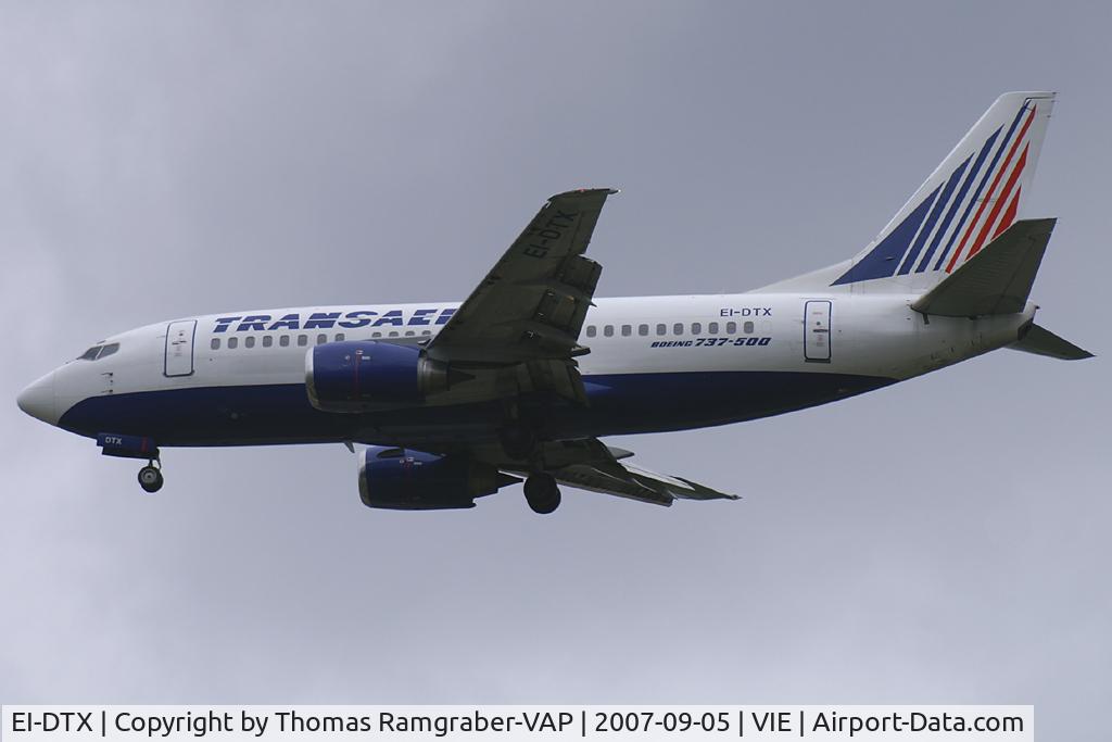 EI-DTX, 1997 Boeing 737-5Q8 C/N 28052, Transaero Airlines Boeing 737-500