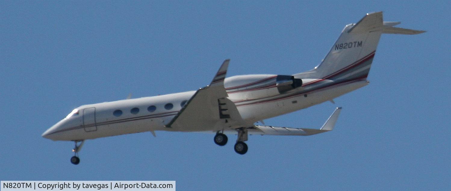 N820TM, 2003 Gulfstream Aerospace G-IV C/N 1508, seen over las vegas 9-5-07 , nice jet!