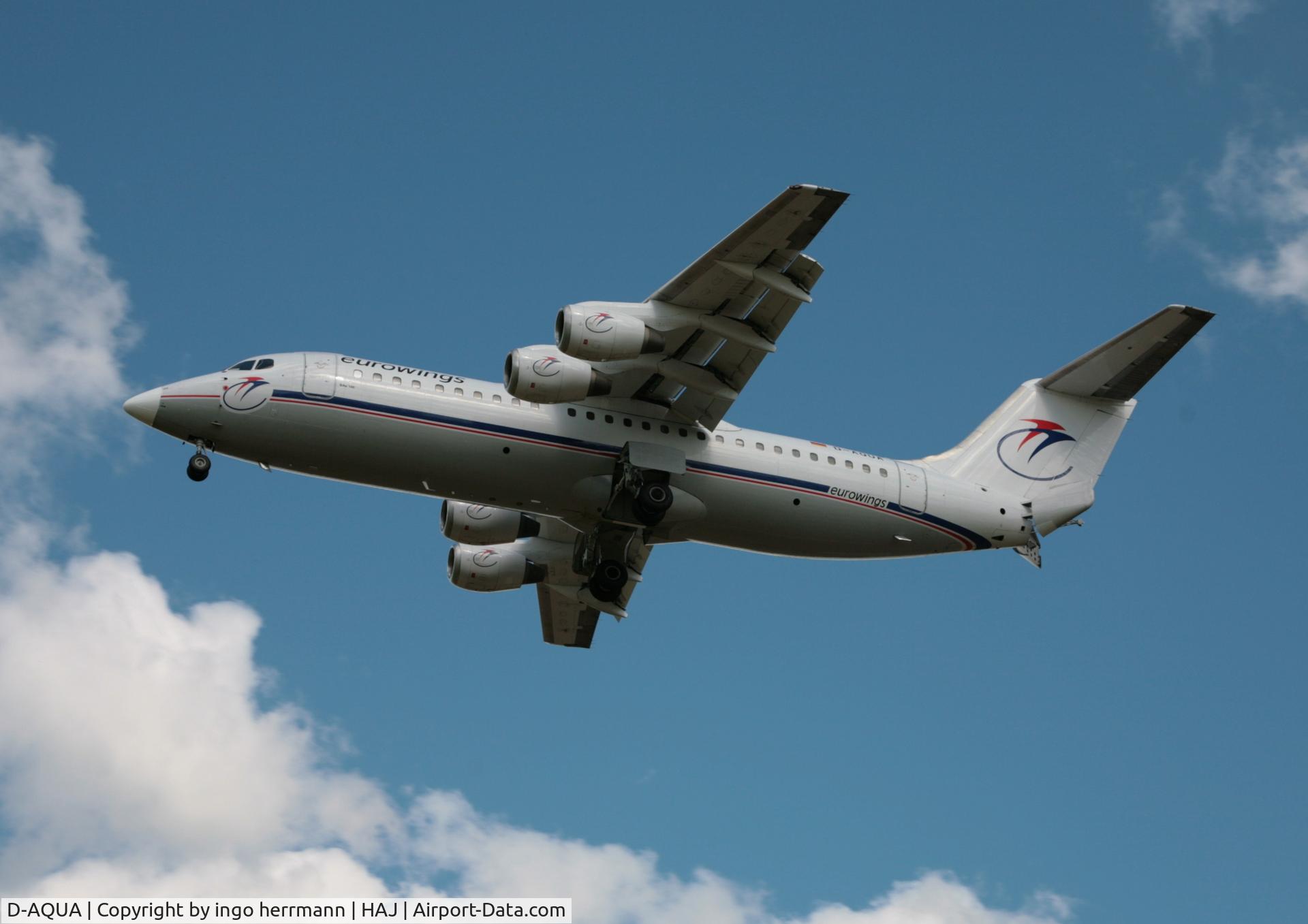 D-AQUA, 1988 British Aerospace BAe.146-300A C/N E3118, BAe 146