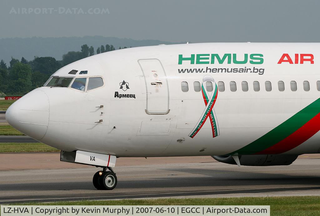 LZ-HVA, 1992 Boeing 737-4Y0 C/N 26066, Bulgarian 737 nose