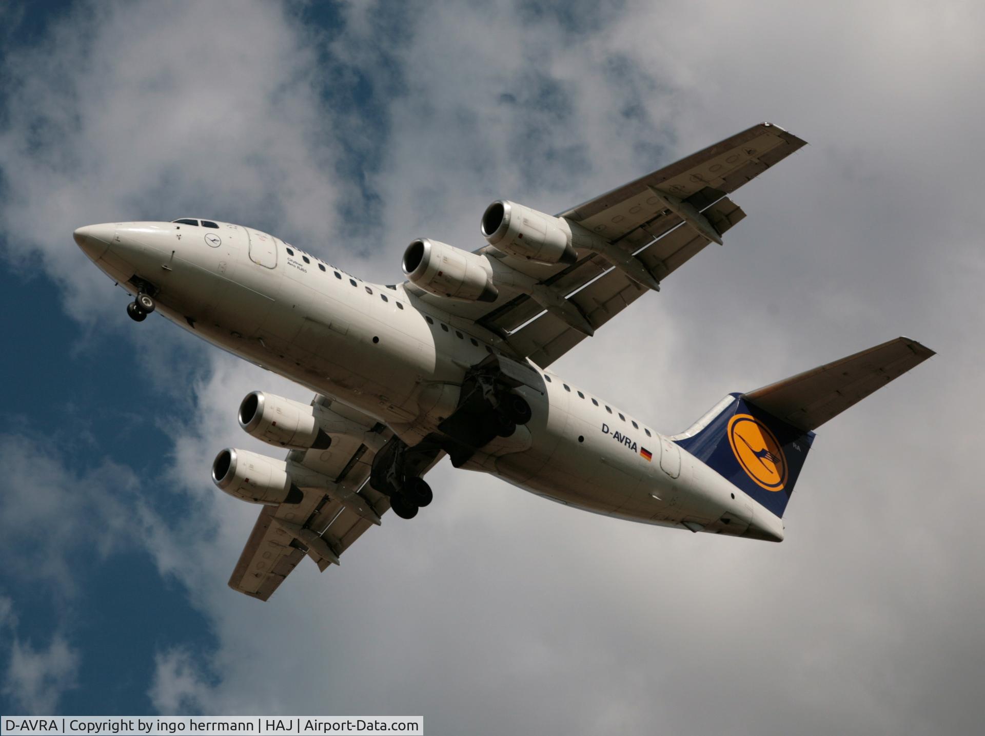 D-AVRA, 1994 British Aerospace Avro 146-RJ85 C/N E.2256, BAe 146