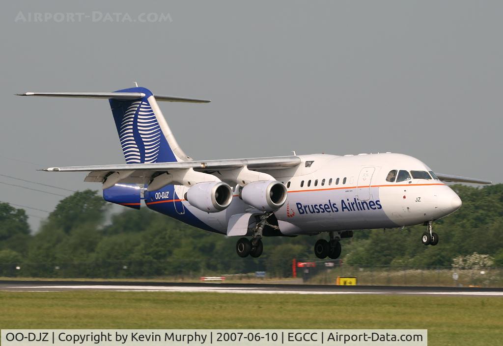 OO-DJZ, 1997 British Aerospace Avro 146-RJ85 C/N E.2305, Nice RJ85
