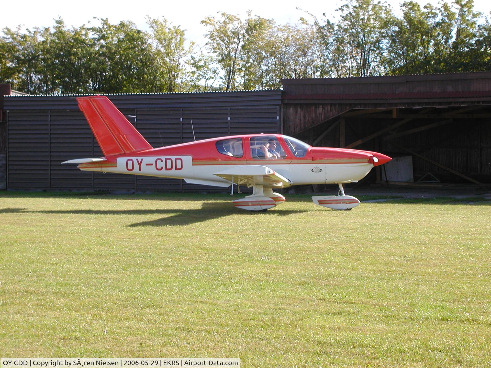 OY-CDD, 1980 Socata TB-9 Tampico C/N 158, OY-CDD on Ringsted airfield EKRS Denmark