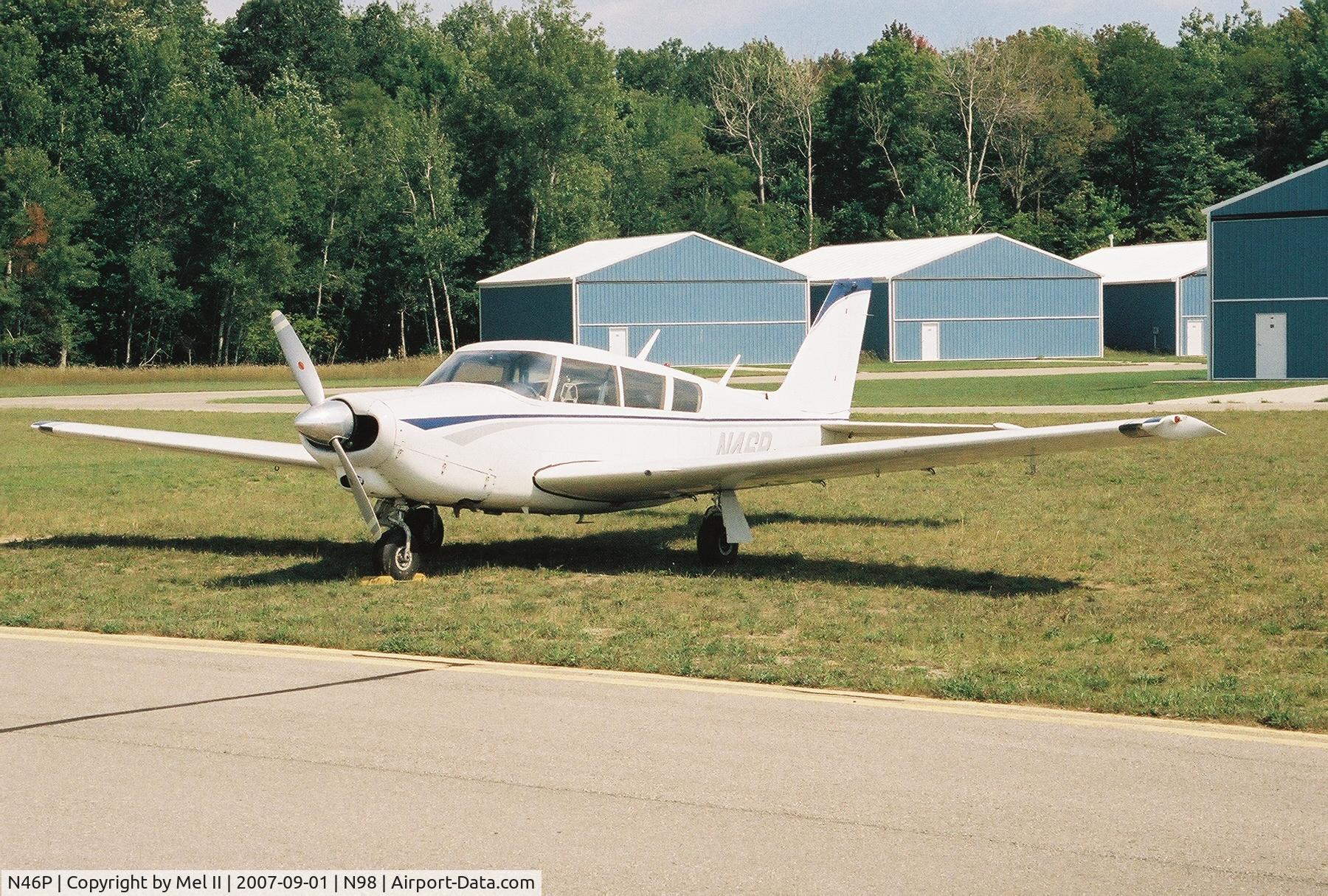 N46P, 1966 Piper PA-24-260 Comanche B C/N 24-4470, Parked @ Boyne City Municipal Airport (N98)