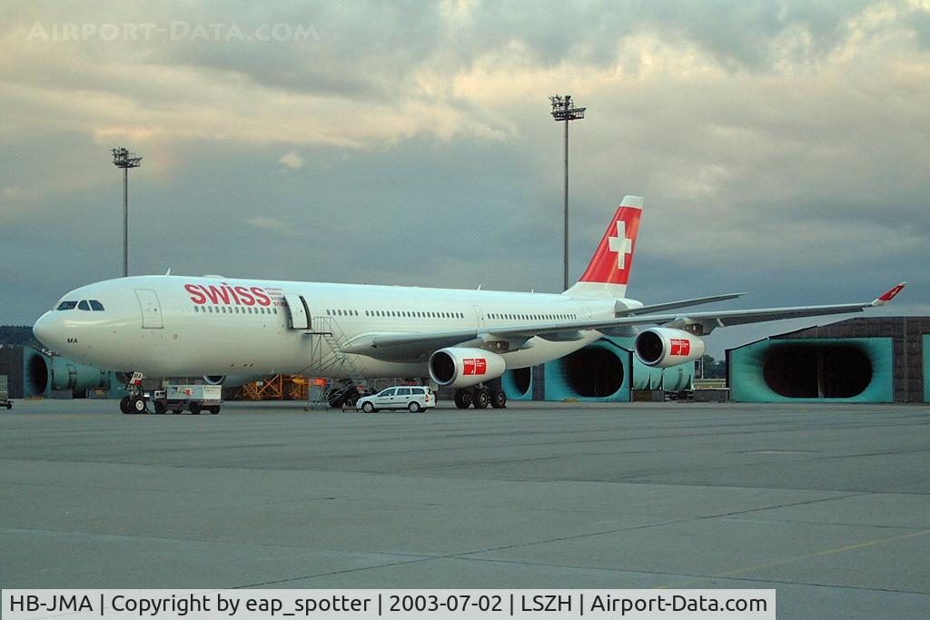 HB-JMA, 2003 Airbus A340-313 C/N 538, engine test