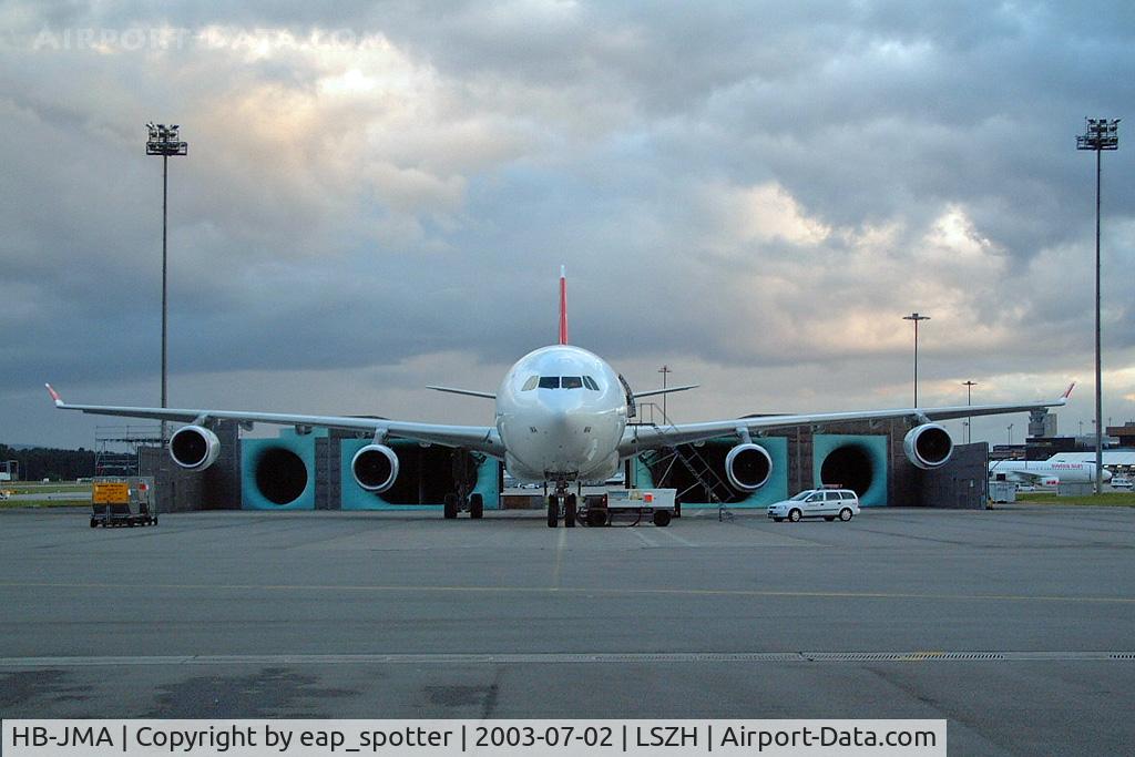 HB-JMA, 2003 Airbus A340-313 C/N 538, engine test