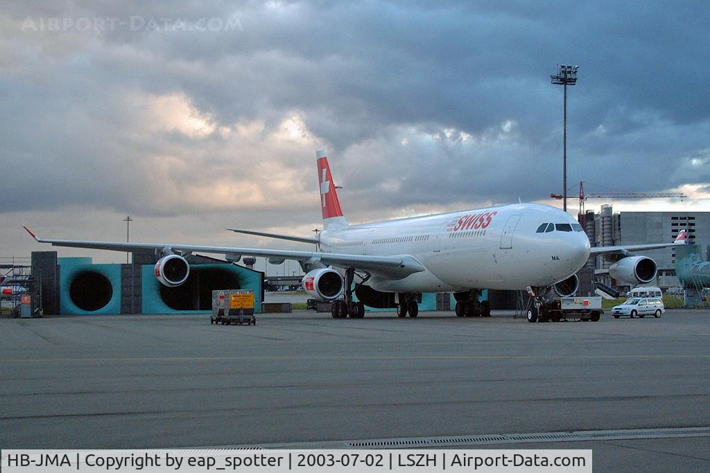HB-JMA, 2003 Airbus A340-313 C/N 538, engine test
