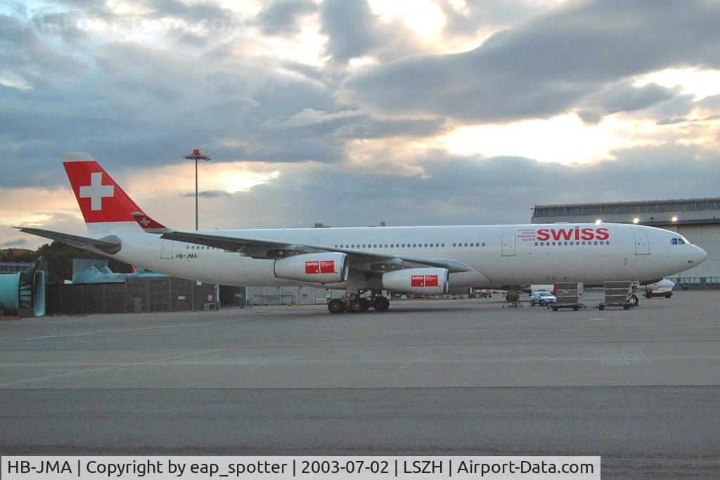 HB-JMA, 2003 Airbus A340-313 C/N 538, engine test
