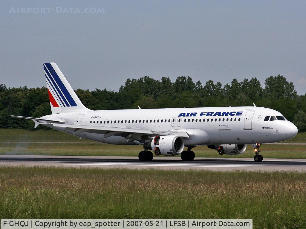 F-GHQJ, 1991 Airbus A320-211 C/N 0214, departing to ORY