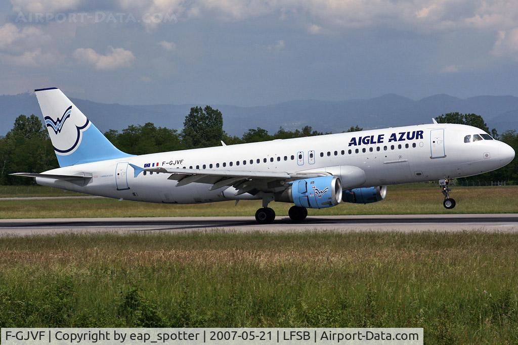 F-GJVF, 1991 Airbus A320-211 C/N 244, landing on rwy 16