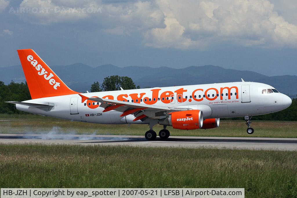 HB-JZH, 2004 Airbus A319-111 C/N 2230, landing rwy 16
