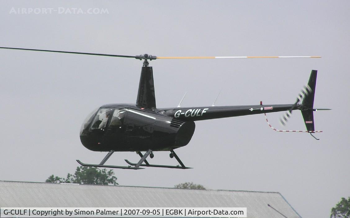 G-CULF, 2007 Robinson R44 Raven II C/N 11770, Robinson R44 at Sywell