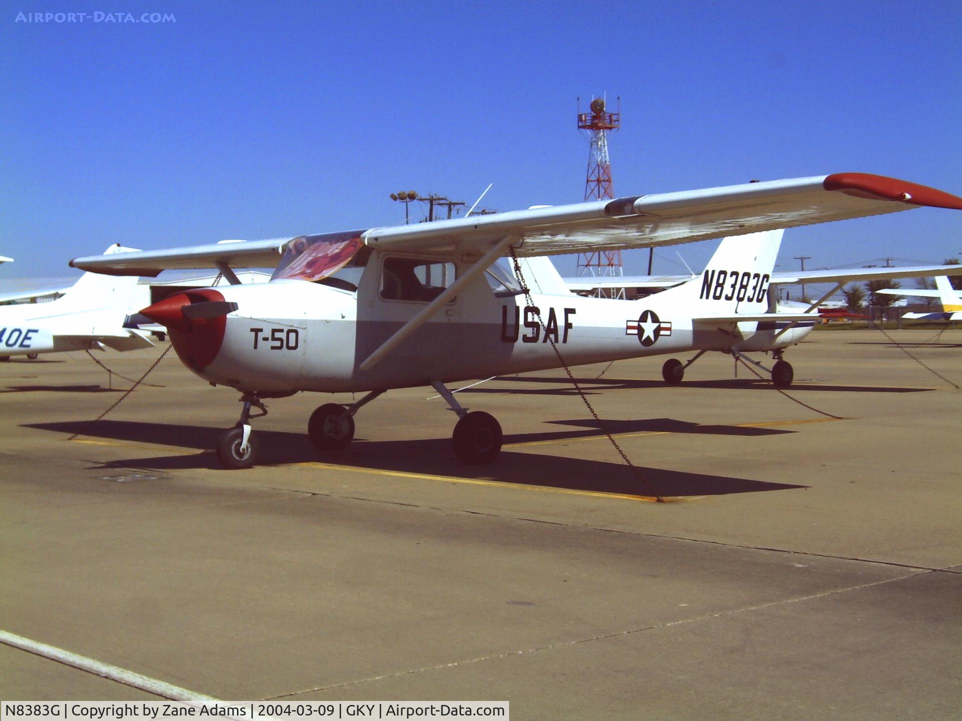 N8383G, 1965 Cessna 150F C/N 15062483, At Arlington Municipal - Painted as a USAF T-50 (T-41) ??