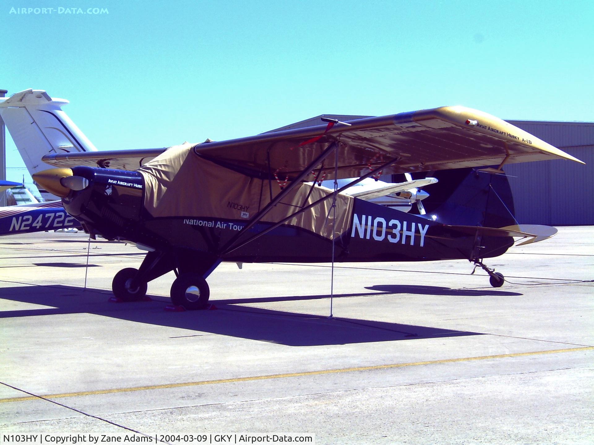 N103HY, 2003 Aviat A-1B Husky C/N 2241, National Air Tour paint