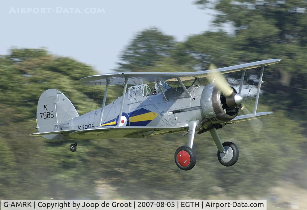 G-AMRK, 1937 Gloster Gladiator Mk1 C/N [L8032], 73 Sq markings