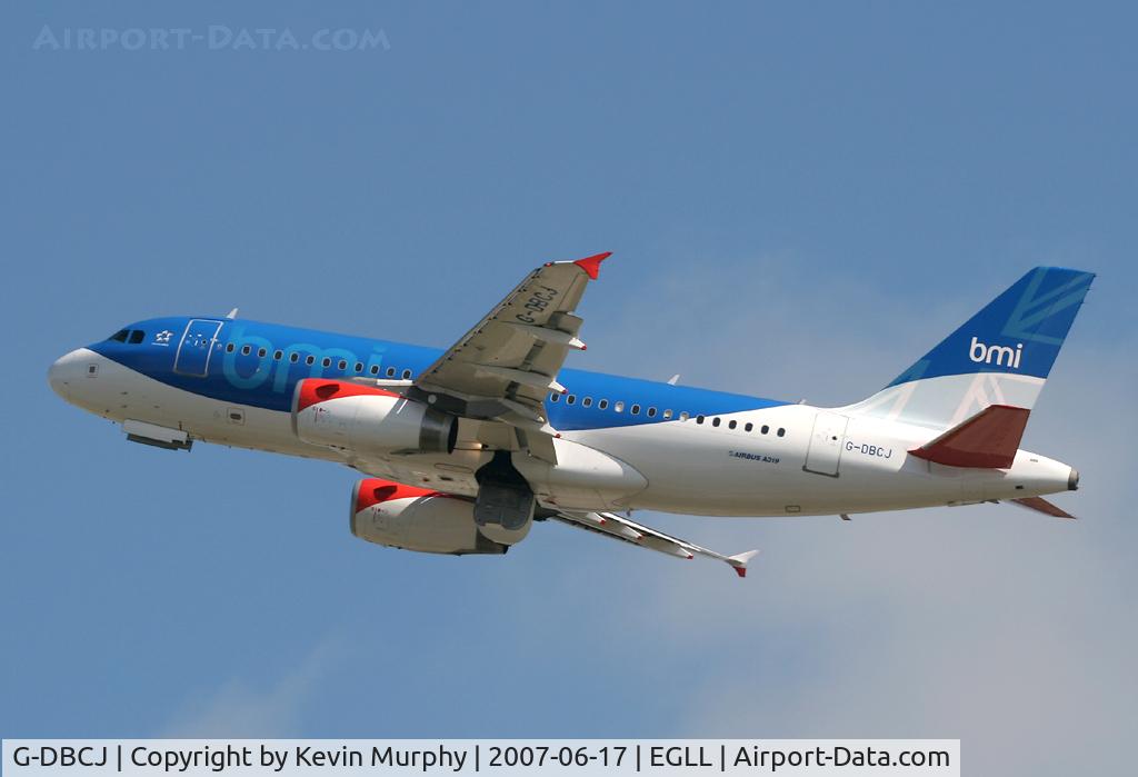 G-DBCJ, 2006 Airbus A319-131 C/N 2981, BMI 319
